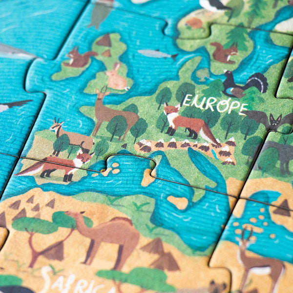 Puzzle mit Beobachtungsspiel – Animal Planet 70 Teile - tablude.com