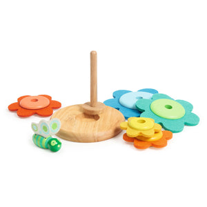 Holzpuzzle mit Filzelementen – Schmetterling - tablude.com