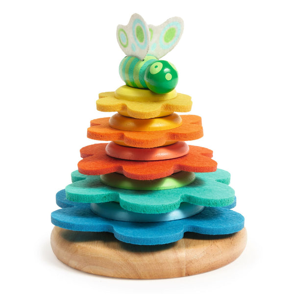 Holzpuzzle mit Filzelementen – Schmetterling - tablude.com