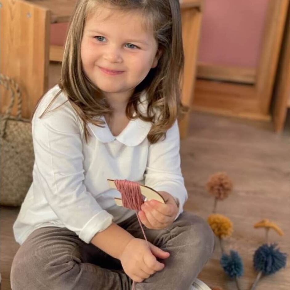 Walizka z zestawem do trykotażu dla dzieci Egmont Toys - tablude.com