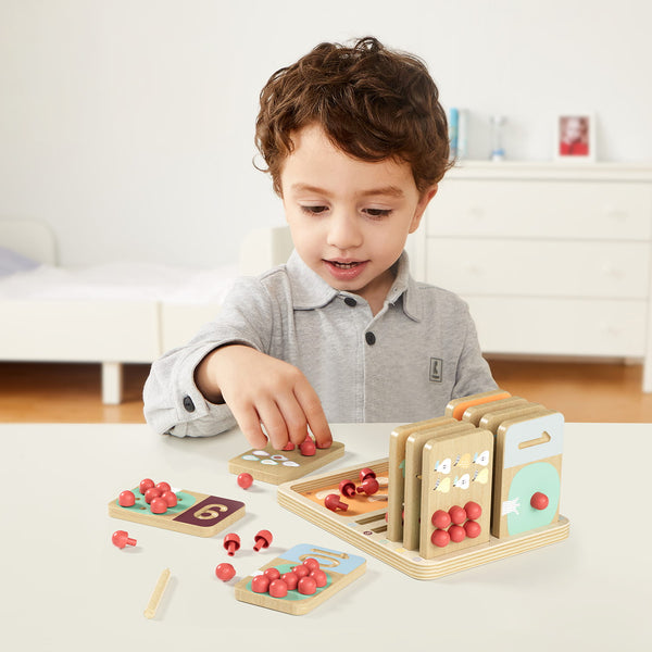 Lernspielzeug zum Erlernen des Zählens – Ich zähle Früchte - tablude.com