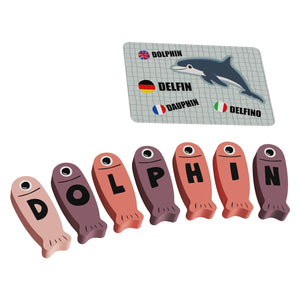 Magnetisches Geschicklichkeitsspiel – Fische fangen ABC - tablude.com