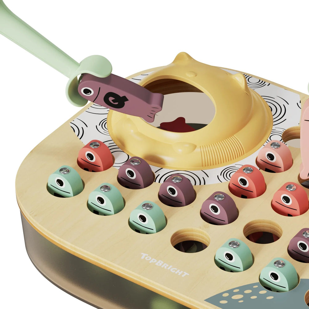 Magnetisches Geschicklichkeitsspiel – Fische fangen ABC - tablude.com