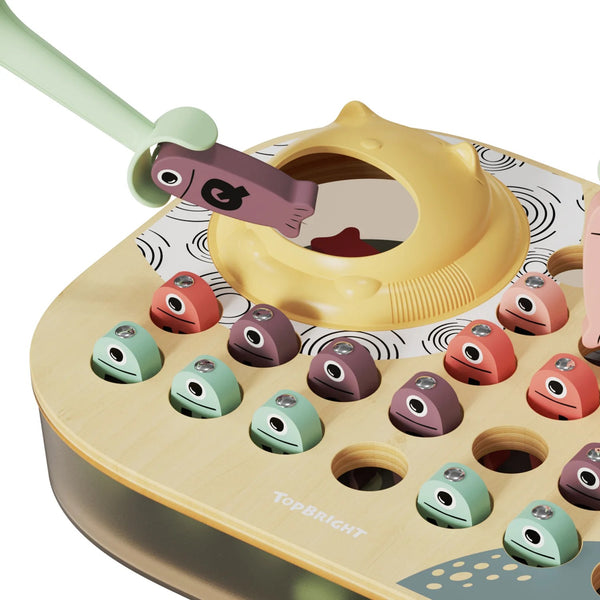 Magnetisches Geschicklichkeitsspiel – Fische fangen ABC - tablude.com