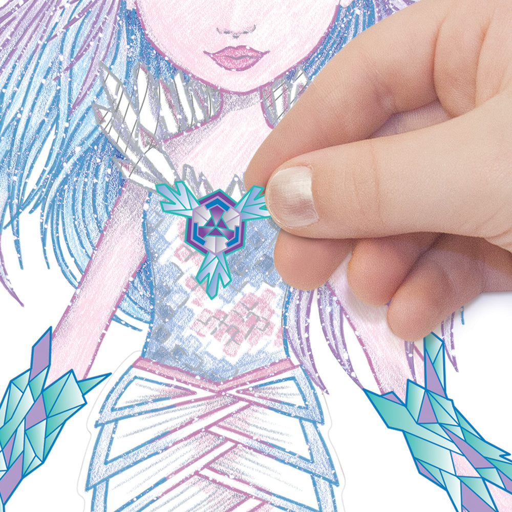 Skizzenbuch mit Metallic-Stiften – Iceana Größe M