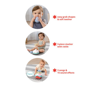 4-in-1-Spielzeug zum Krabbeln – Krabbe