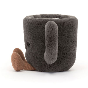 Plüsch-Tasse „Fröhliche Tasse Kaffee“ 14 cm - tablude.com