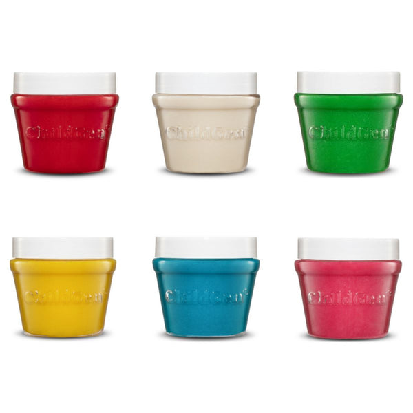 Natürliche Knete in Gläsern – Set mit 6 Farben - tablude.com