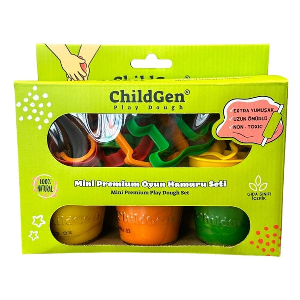 Kreativset, 100 % natürliche Knete und 8 Formen – Kleiner Künstler - tablude.com