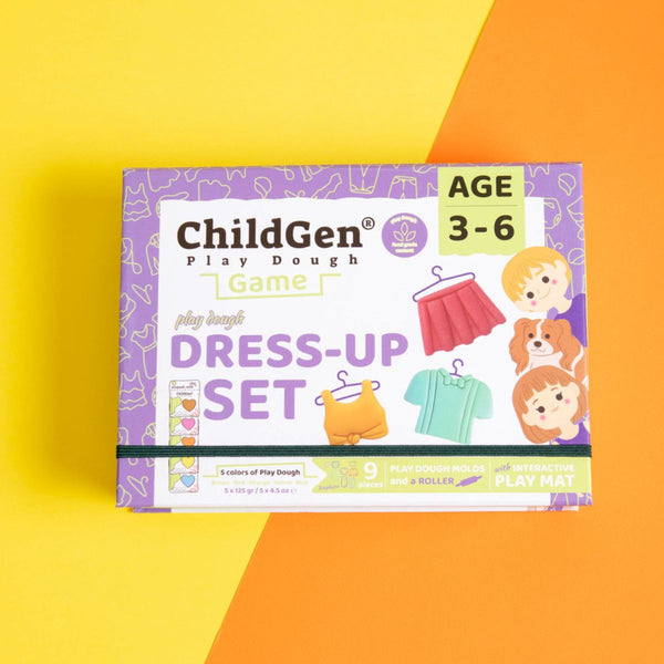 Kreativset, 100 % natürliche Knete und Zubehör – Mode zum Anziehen und Frisieren - tablude.com