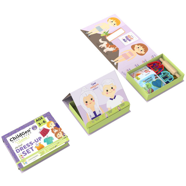 Kreativset, 100 % natürliche Knete und Zubehör – Mode zum Anziehen und Frisieren - tablude.com
