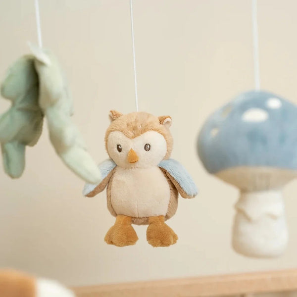 Holz-Karussell für das Kinderbett – Forest Friends - tablude.com