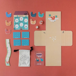 Familienspiel in Taschenversion Cluck, cluck! Fox! – Puk Puk, hier ist der Fuchs! - tablude.com