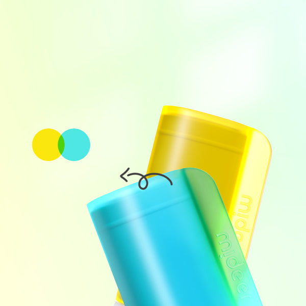 Transparente Marker mit doppelter Spitze – 36 Farben - tablude.com
