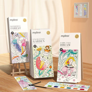 Aquarell-Malbuch – Der verzauberte Garten - tablude.com