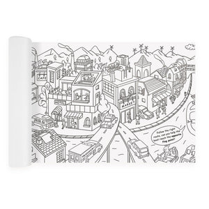 Kolorowanka w rolce mideer - Miasto (10 m.) - tablude.com