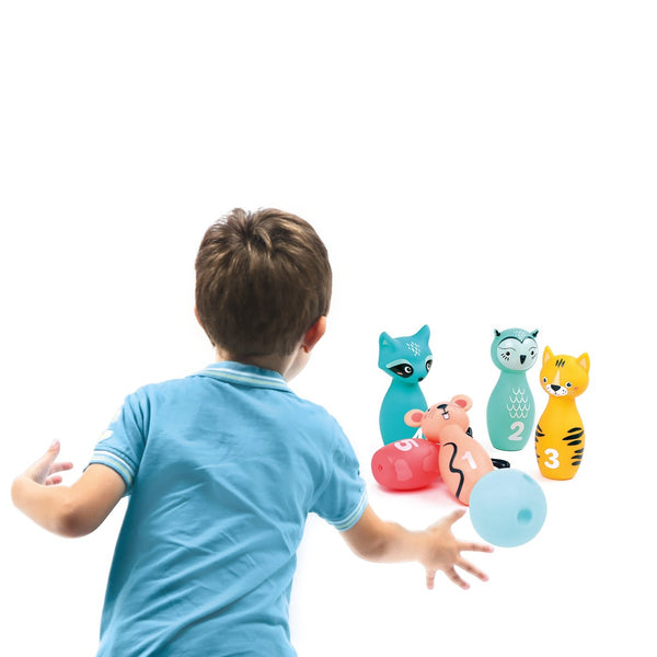 Weiche Tierkegel mit Zahlen - tablude.com
