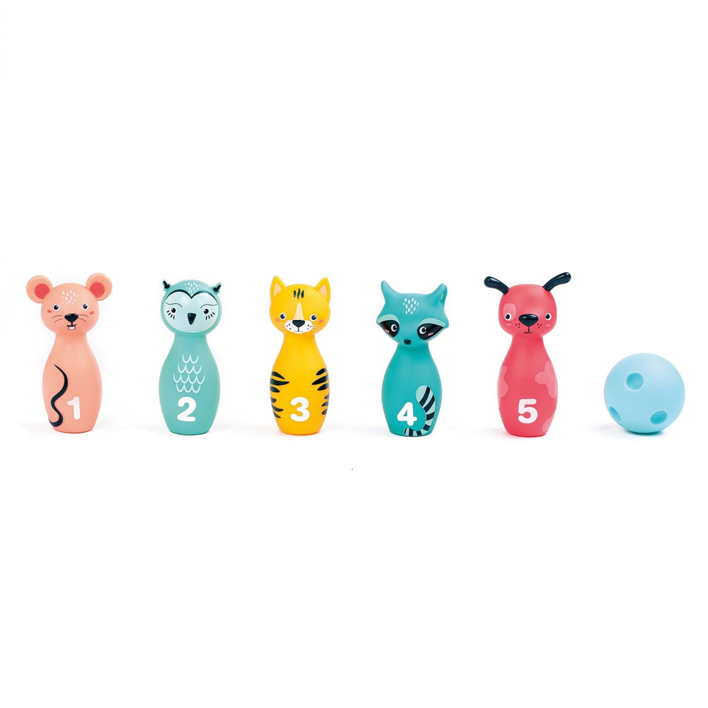 Weiche Tierkegel mit Zahlen - tablude.com