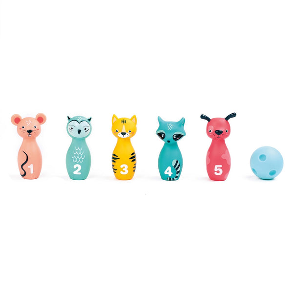 Weiche Tierkegel mit Zahlen - tablude.com