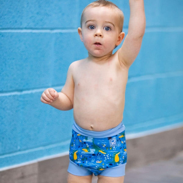 Schwimmwindel Happy Nappy 6-12 Monate Krokodile (L)