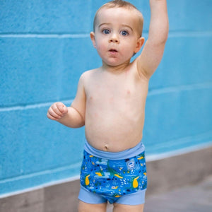 Schwimmwindel Happy Nappy 12-24 Monate Krokodile (XL)
