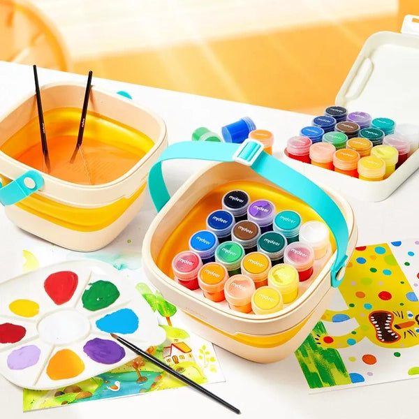Tragbares Malset – 16 Farben - tablude.com