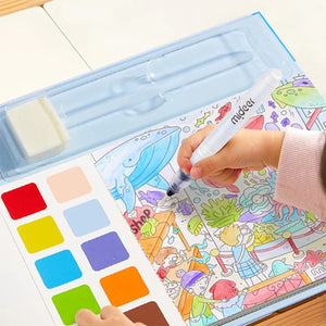 Großes Aquarell-Malbuch – Reise ins Zauberland - tablude.com