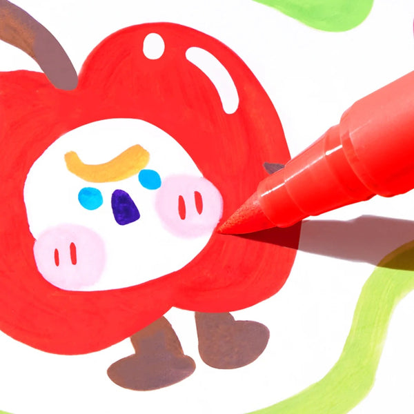 Acrylmarker im Koffer mit sehr weicher Spitze – 48 Farben - tablude.com