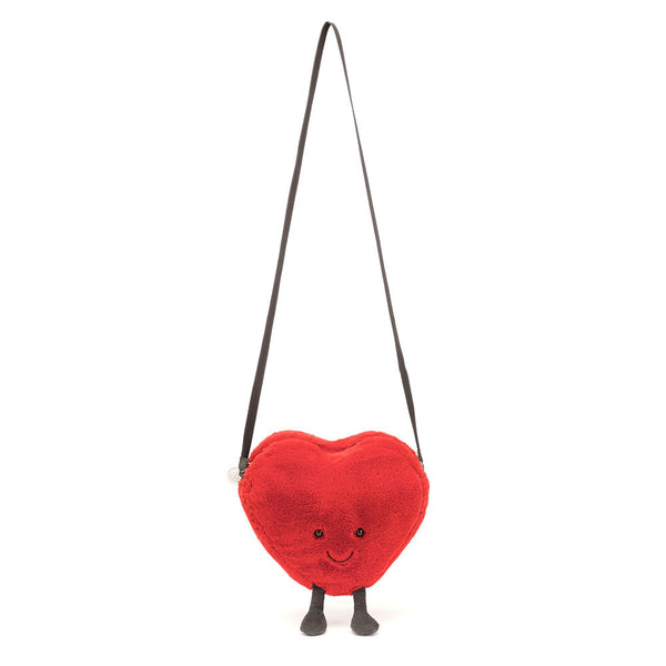 Plüschhandtasche Lächelndes Herz  18 cm - tablude.com