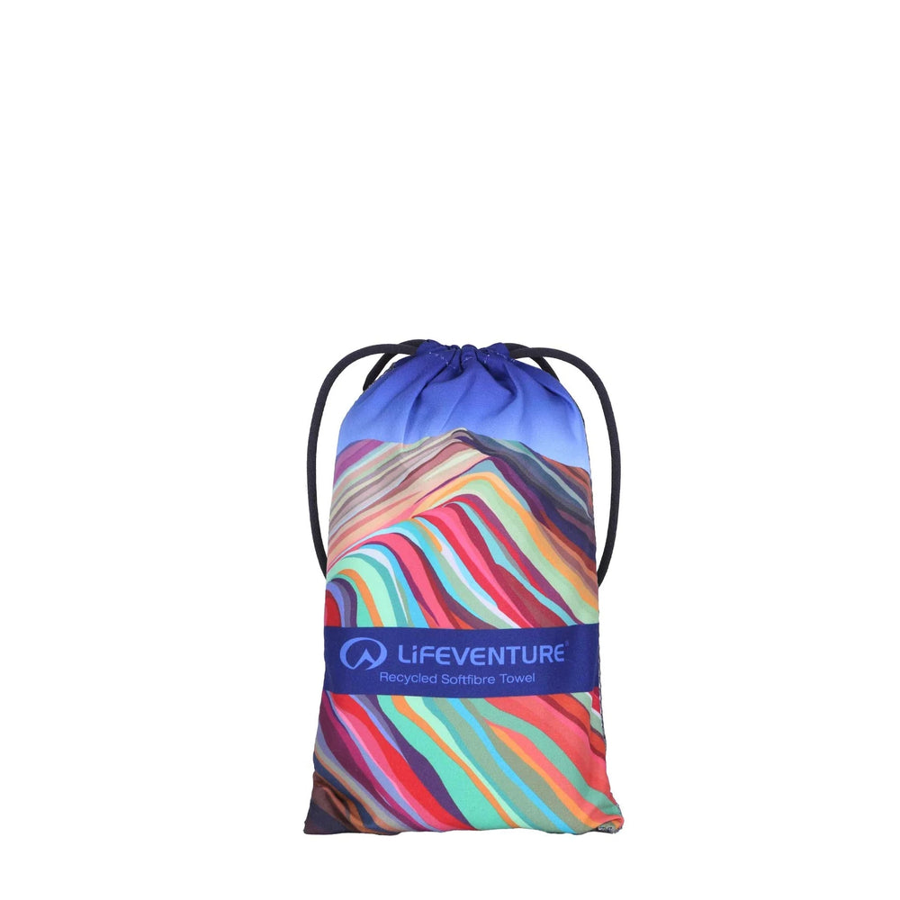 Schnelltrocknendes Handtuch SoftFibre Recycled – Rainbow Mountain 150 x 90 cm
