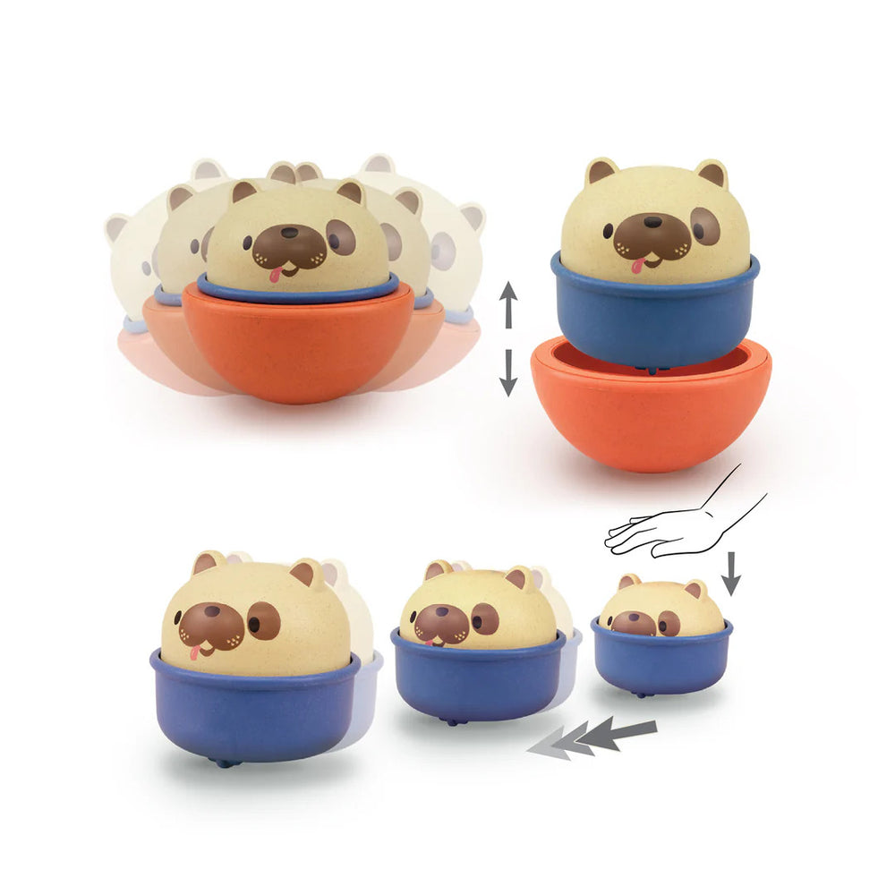 Rollende Stehaufmännchen Rocking Rollers – Hund - tablude.com