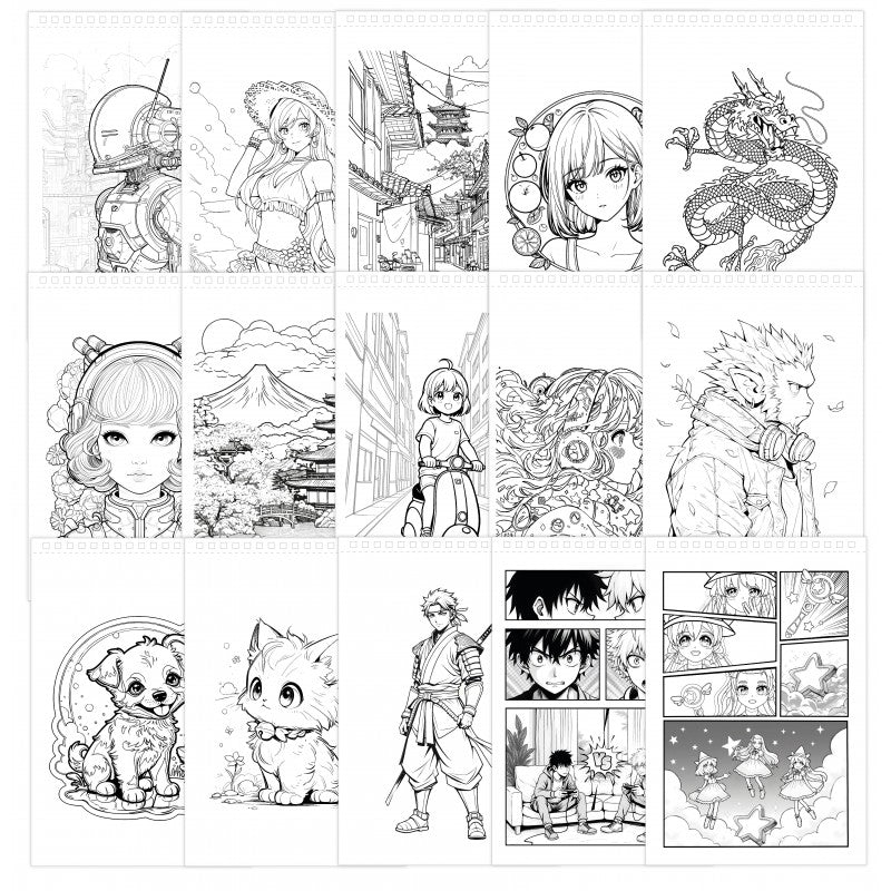 Manga Comics Skizzenbuch - Professional Studio - tablude.com