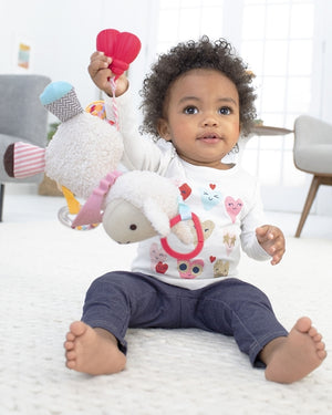 Aktiver Anhänger für den Kinderwagen – Bandana Buddies Lama