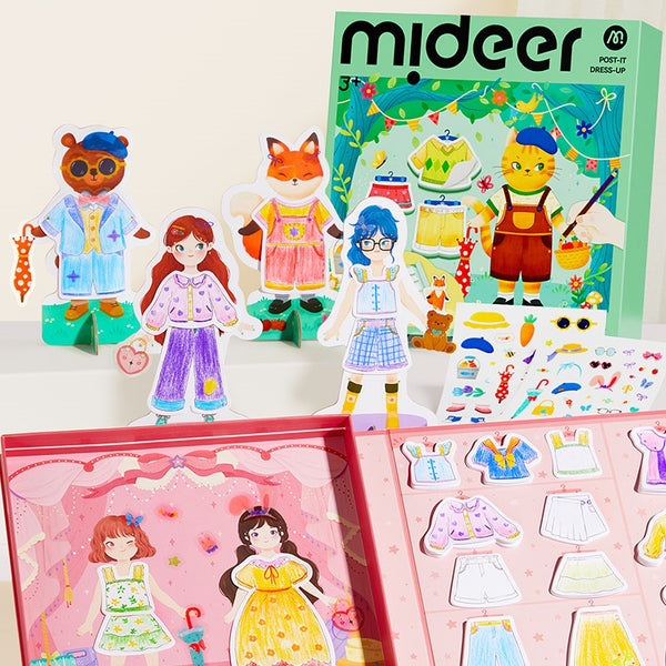 Malbuch zum Verkleiden für Kinder – Freunde aus dem Wald - tablude.com