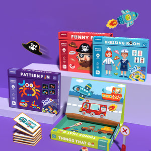Magnetisches Puzzle und Spiel 2in1 – Fahrzeuge - tablude.com