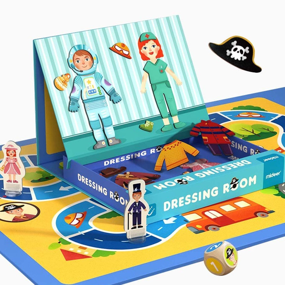 Magnetisches Puzzle und Spiel 2in1 – Kleidung - tablude.com