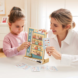 Logisches Puzzlespiel für Kinder – Parkplatz - tablude.com