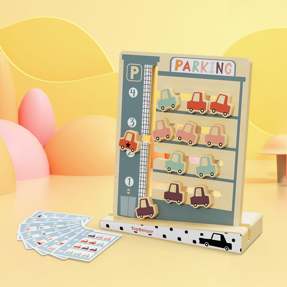 Logisches Puzzlespiel für Kinder – Parkplatz - tablude.com