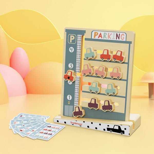 Logisches Puzzlespiel für Kinder – Parkplatz - tablude.com
