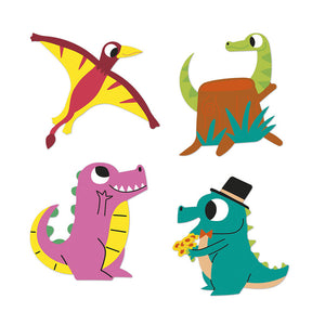 Wiederverwendbare Aufkleber 3+ – Dinosaurier 100 Stück - tablude.com