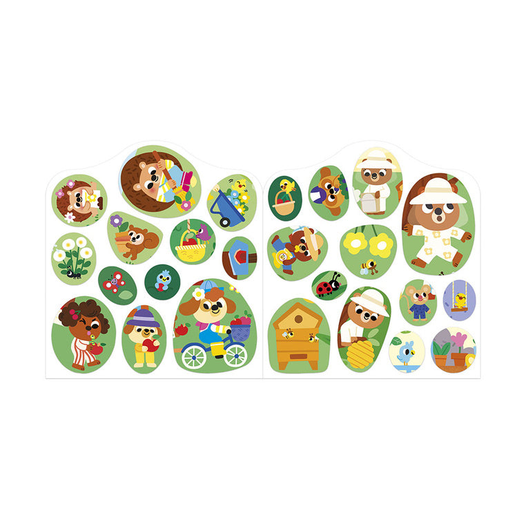 Stickerbuch 18m+ - Garten - tablude.com