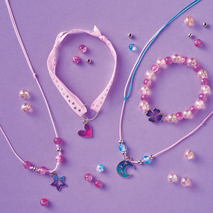 Kreatives Set zum Basteln von Schmuck – mit farbwechselnden Anhängern 6+ - tablude.com