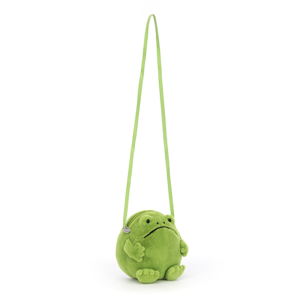 Plüsch-Umhängetasche – Regenfrosch Ricky 17 cm - tablude.com