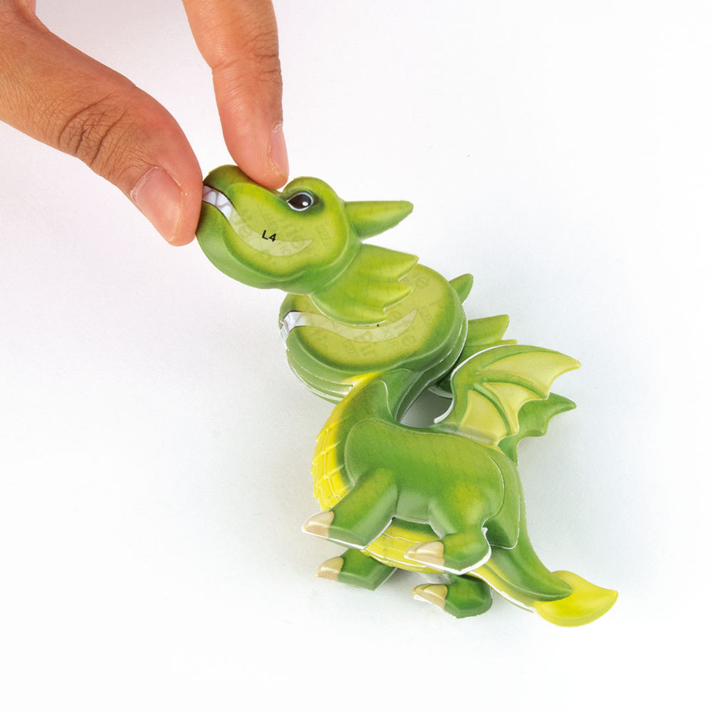 3D-Puzzle Drachen – Grün - tablude.com