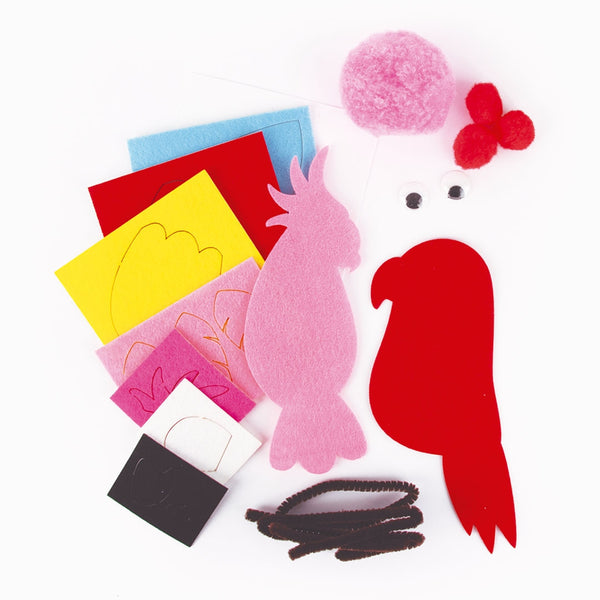 Kreatives DIY-Bastelset – Filzvögel - tablude.com