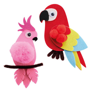Kreatives DIY-Bastelset – Filzvögel - tablude.com