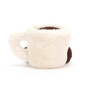 Plüsch-Espressotasse „Fröhlich“ 10 cm - tablude.com