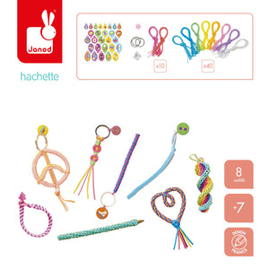 Kreativset – Dekorationen aus Filofun-Schnüren Scoubidou 7+ - tablude.com
