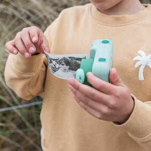 Digitalkamera mit Drucker für Kinder Zoo Print – Grüner Dinosaurier - tablude.com
