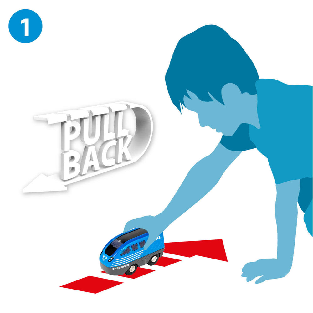Pull-Back-Zug
